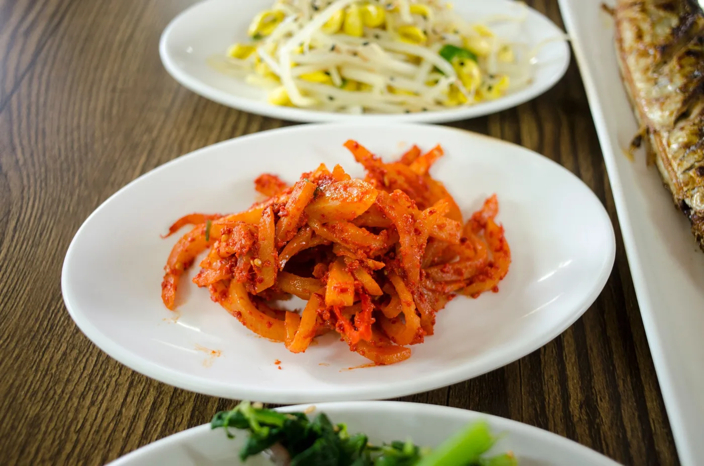Radis épicé, un des banchan classiques